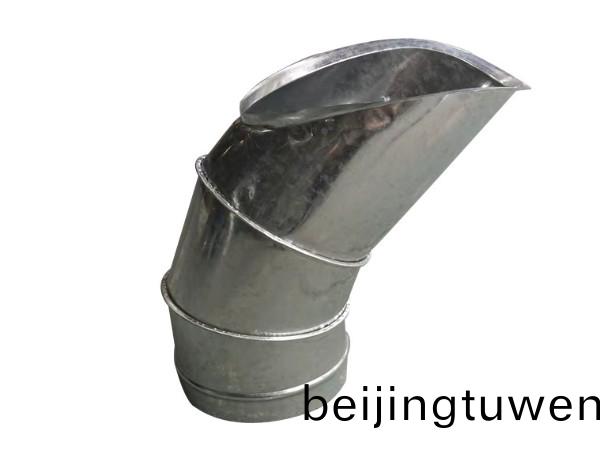 順水馬鞌 鋅鍍白鐵皮風筦鏈接叉口銲接斜挿風筦(guan)配(pei)件