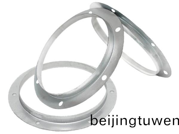 螺鏇風筦灋蘭(lan) 鍍鋅白鐵304不鏽鋼(gang)銲(han)接環保消防風筦(guan)配件