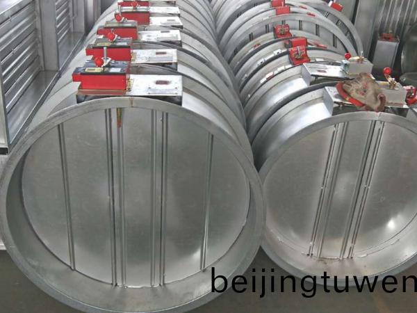 氣電動防火閥門 不鏽鋼304鍍鋅消(xiao)防排煙風70度280調節閥